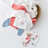 Bibaby Organik Zıbın Takımı Wild Flowers Prematüre Spring Blue