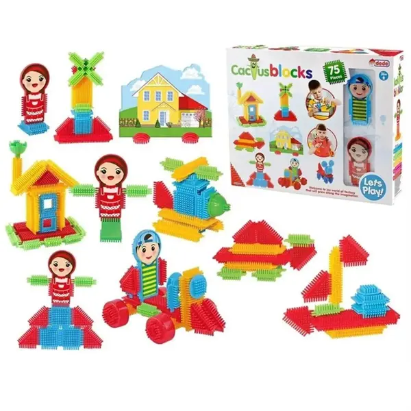 Dede Kaktüs Bloklar 75 Parça