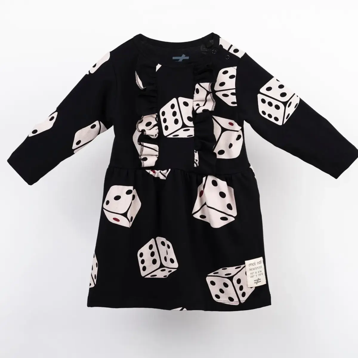 Moi Noi Elbise Fırfırlı Siyah Moi Noi Elbise Fırfırlı Siyah