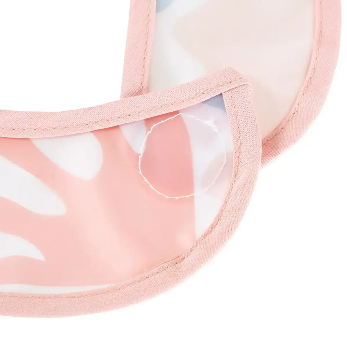 Babyjem Leke Tutmaz Önlük Pembe Puzzle