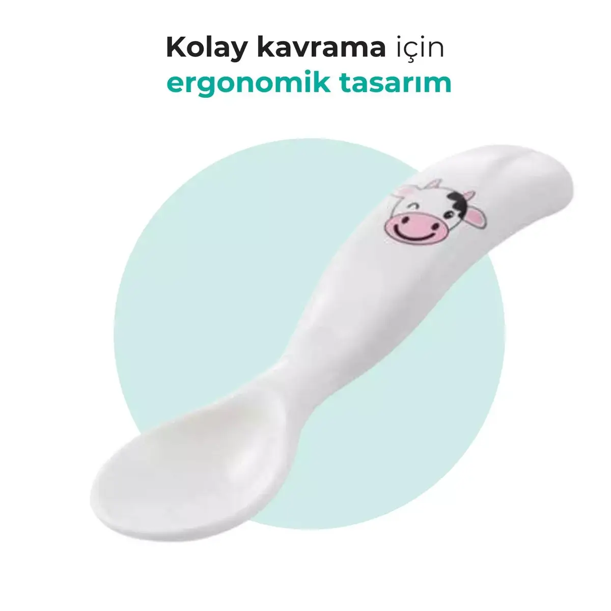 Mamajoo Çatal Kaşık Seti İnek