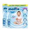 Molfix Bebek Bezi 3D 4 Beden Maxi 7-14 Kg 100lü Ultra Fırsat Paketi x2
