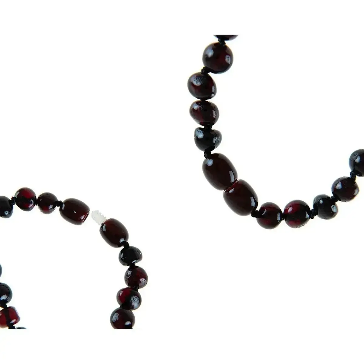 Babyjem Kehribar Bebek Bilekliği Vişne