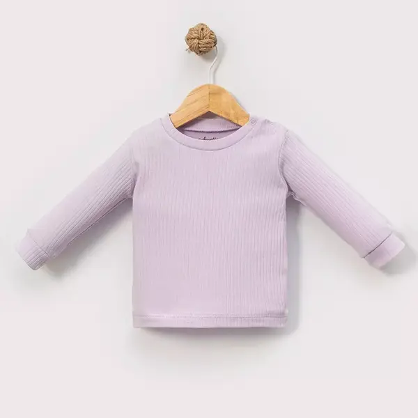 Angeltouch Sweatshirt Raporlu Lila