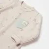 Bibaby Organik Salopet Modal Happy Forest Bej - Mint