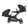 Prego 2223 Ibiza Plus Travel Sistem İkiz Bebek Arabası Siyah