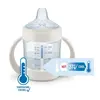 Nuk Nature Sense Learner Isı Göstergeli Alıştırma Bardağı 150 ml 6+ Ay Beyaz