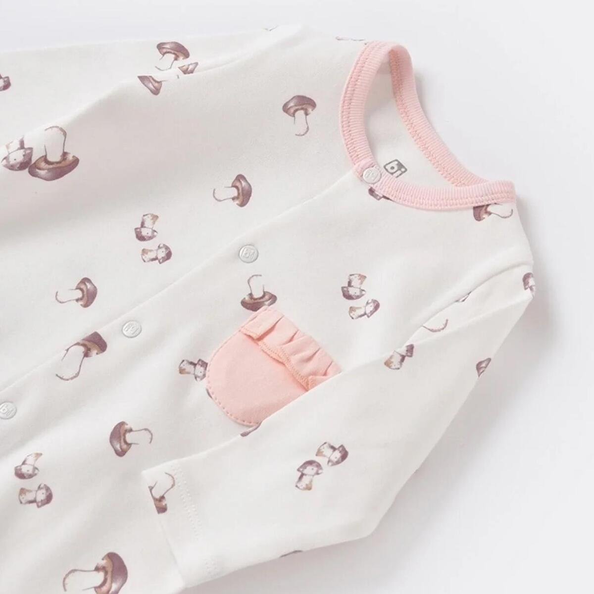 Bibaby Tulum Çoraptolon Bonny Mushroom Pembe