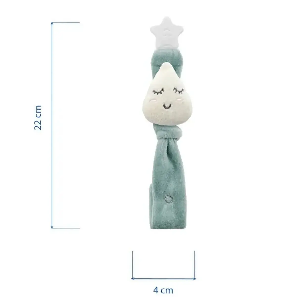 Babyjem Emzik Tutacağı Damla Desen Yeşil