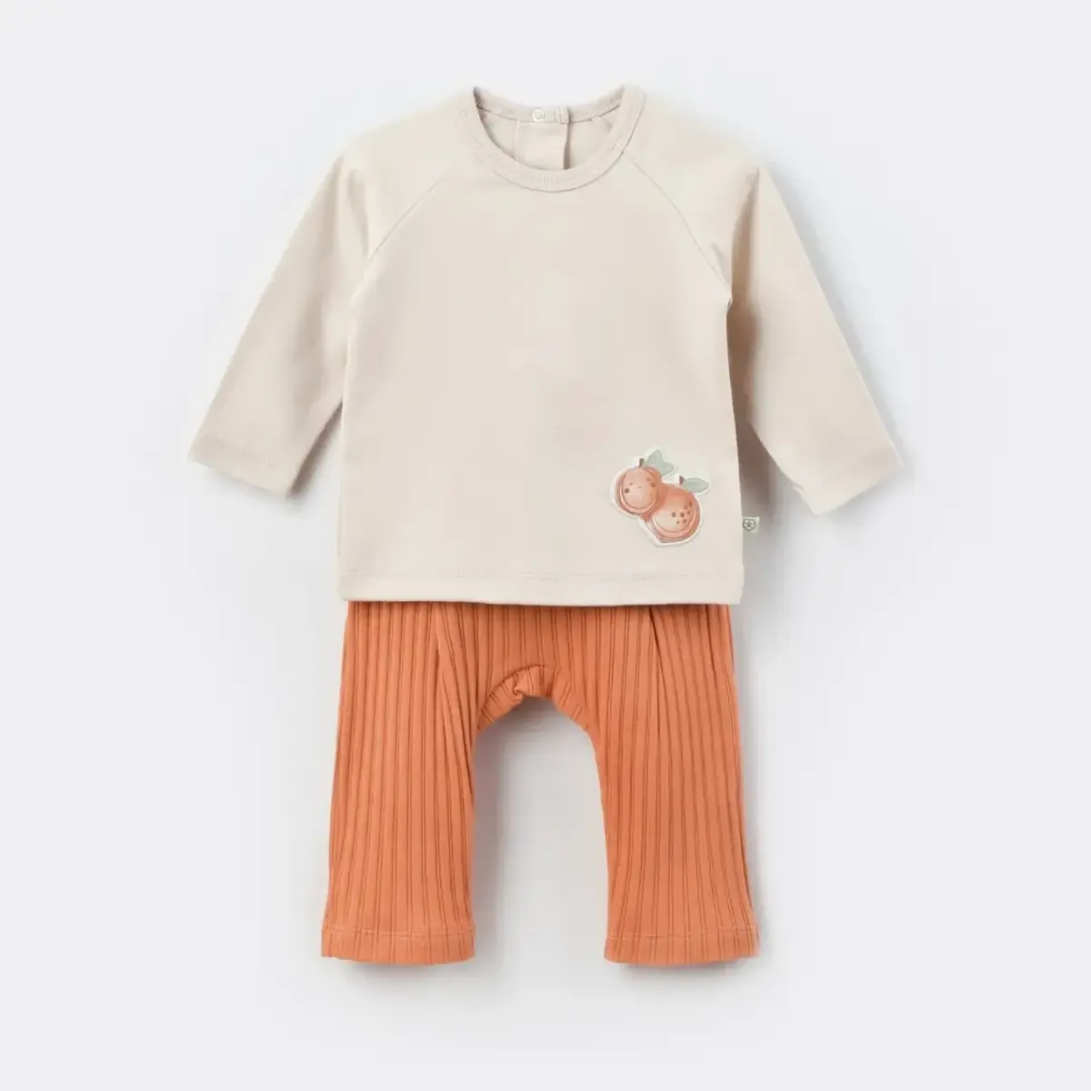 Bibaby Organik 2li Takım Summer Fruit Light Cream Caramel