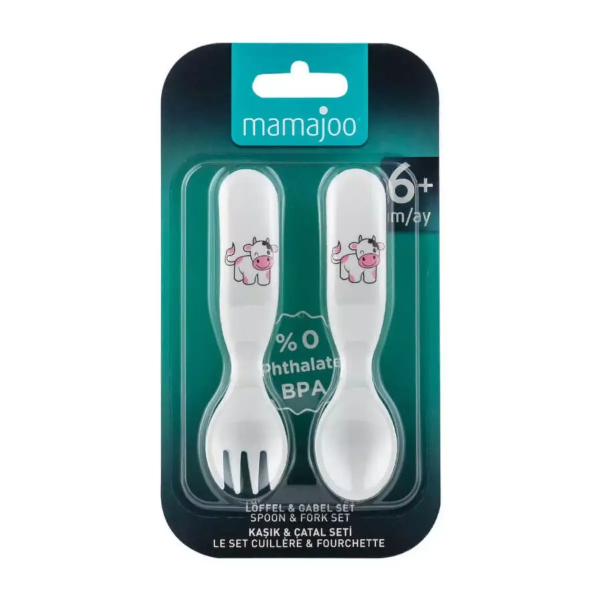 Mamajoo Çatal Kaşık Seti İnek