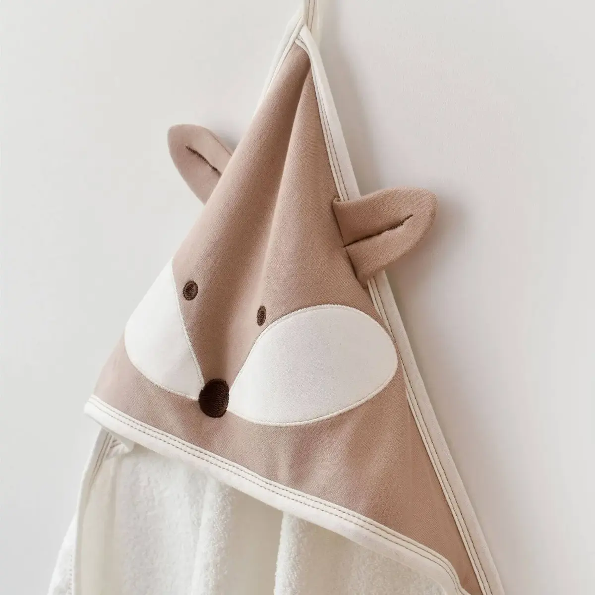 Bibaby Havlu Sweet Fox Ekru - Kahverengi