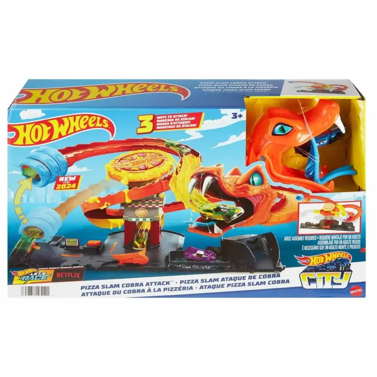 Hot Wheels Pizza Dükkanında Kobra Macerası Oyun Seti