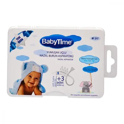 Baby Time Yumuşak Uçlu Nazal Burun Aspiratörü