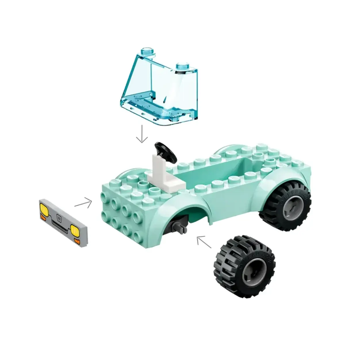 LEGO City Veteriner Kurtarma Aracı 60382