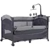 Prego 8044 Miami Plus Anne Yanı Oyun Parkı 70x120 cm Gri