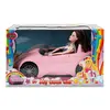 Cindy My Cool Car- Pembe Araba-Kahverengi Saçlı Bebek