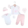 Ciccim Baby Zıbın Takımı Bodyli Ayıcık Pembe