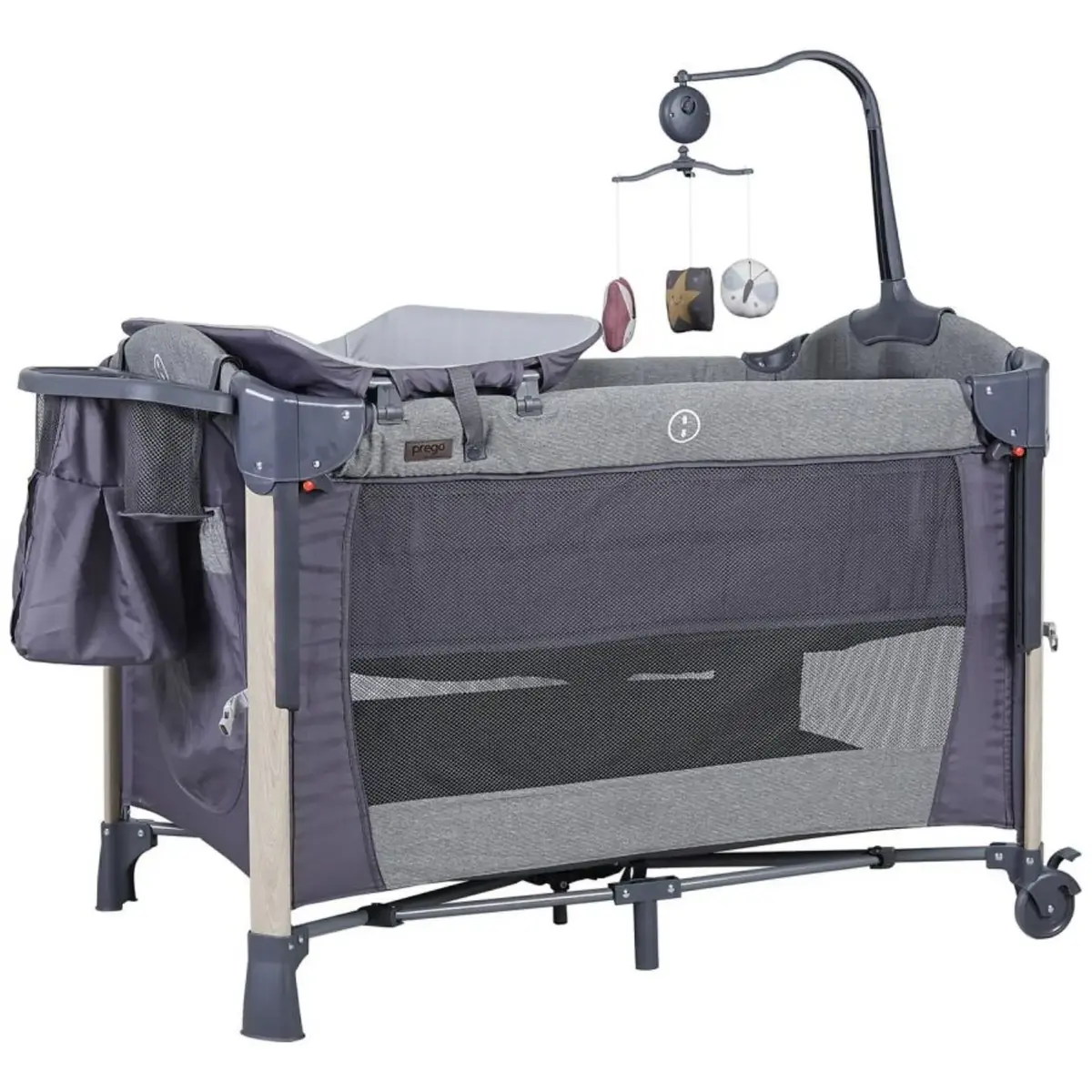 Prego 8062 Elips Anne Yanı Oyun Parkı 70x110 cm Gri Prego 8062 Elips Anne Yanı Oyun Parkı 70x110 cm Gri