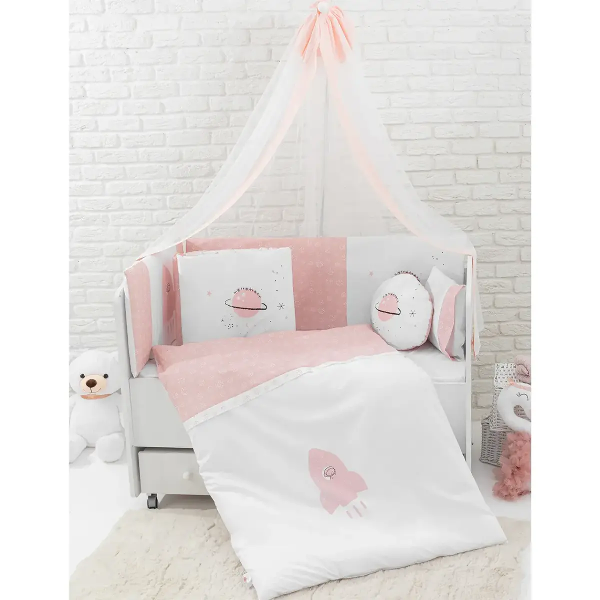 MomiShop Space Uyku Seti Pudra