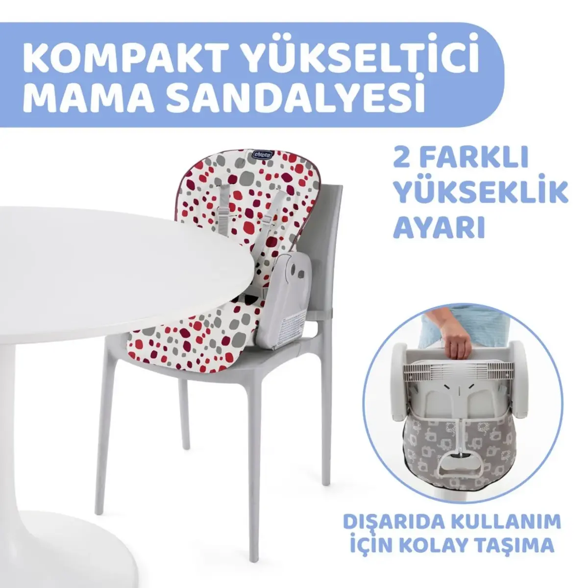 Chicco Polly Progres5 Mama Sandalyesi Cherry