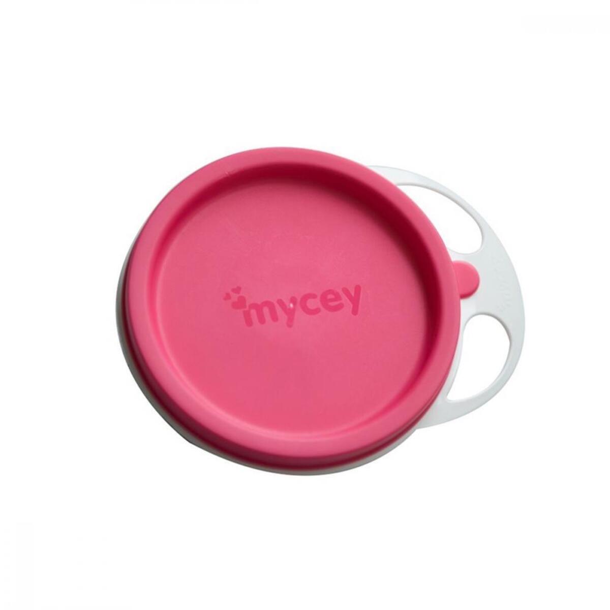 Mycey Kapaklı Mama Tabağı Pembe