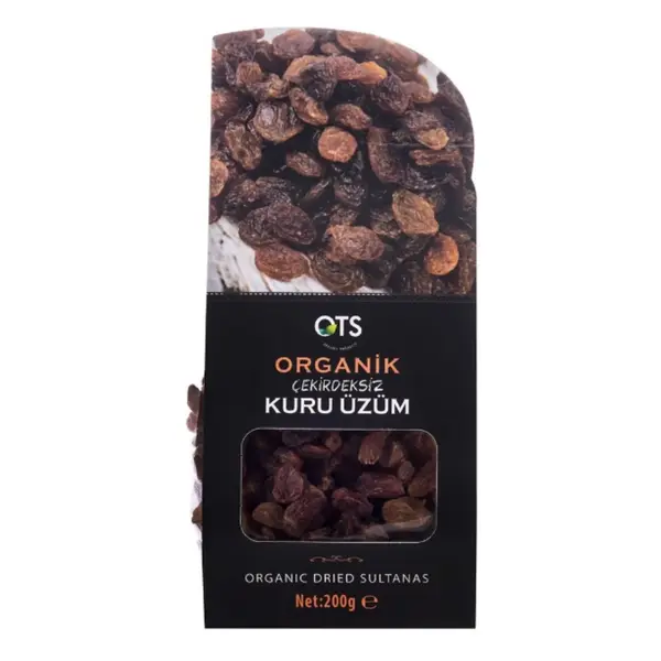 OTS Organik Kuru Üzüm Çekirdeksiz 200 Gr