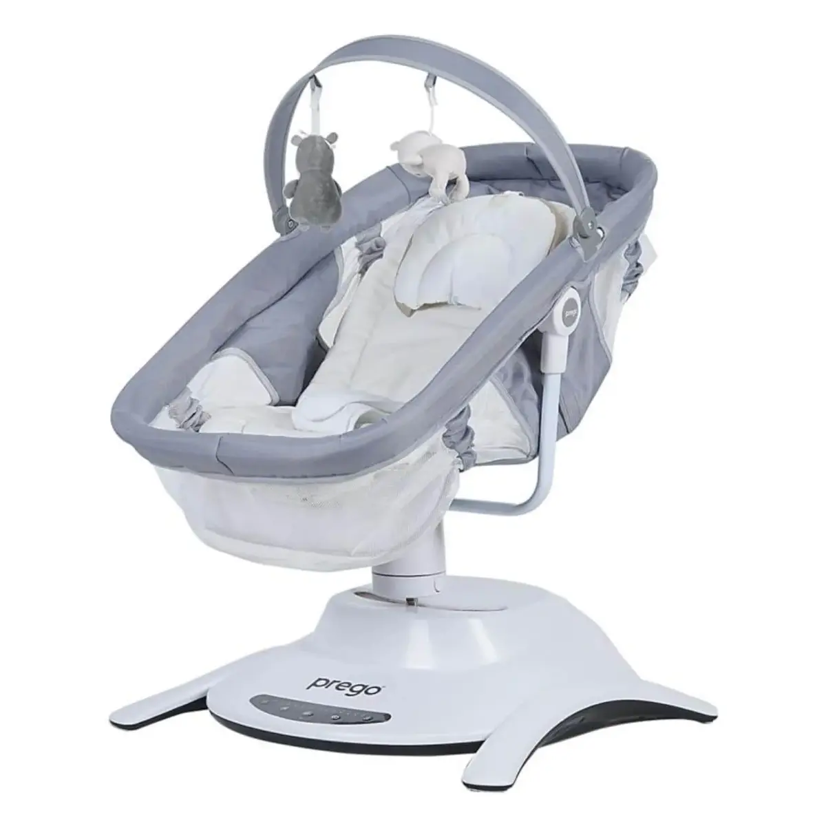 Prego 4086 Yummy Portbebeli Elektrikli Beşik Gri