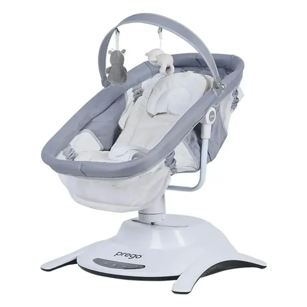 Prego 4086 Yummy Portbebeli Elektrikli Beşik Gri