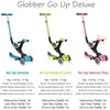 Globber Go Up Deluxe Işıklı Scooter Mavi