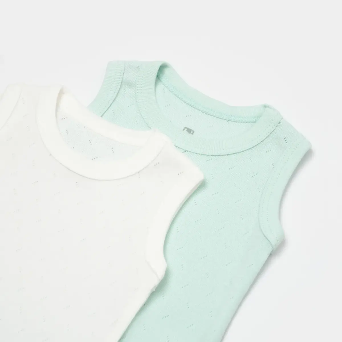 Bibaby Atlet Body 2li Jakarlı Nil - Ekru