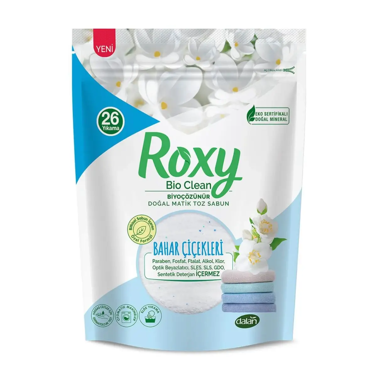 Dalan Roxy Matik Toz Sabun Bahar Çiçekleri 800 gr Dalan Roxy Matik Toz Sabun Bahar Çiçekleri 800 gr