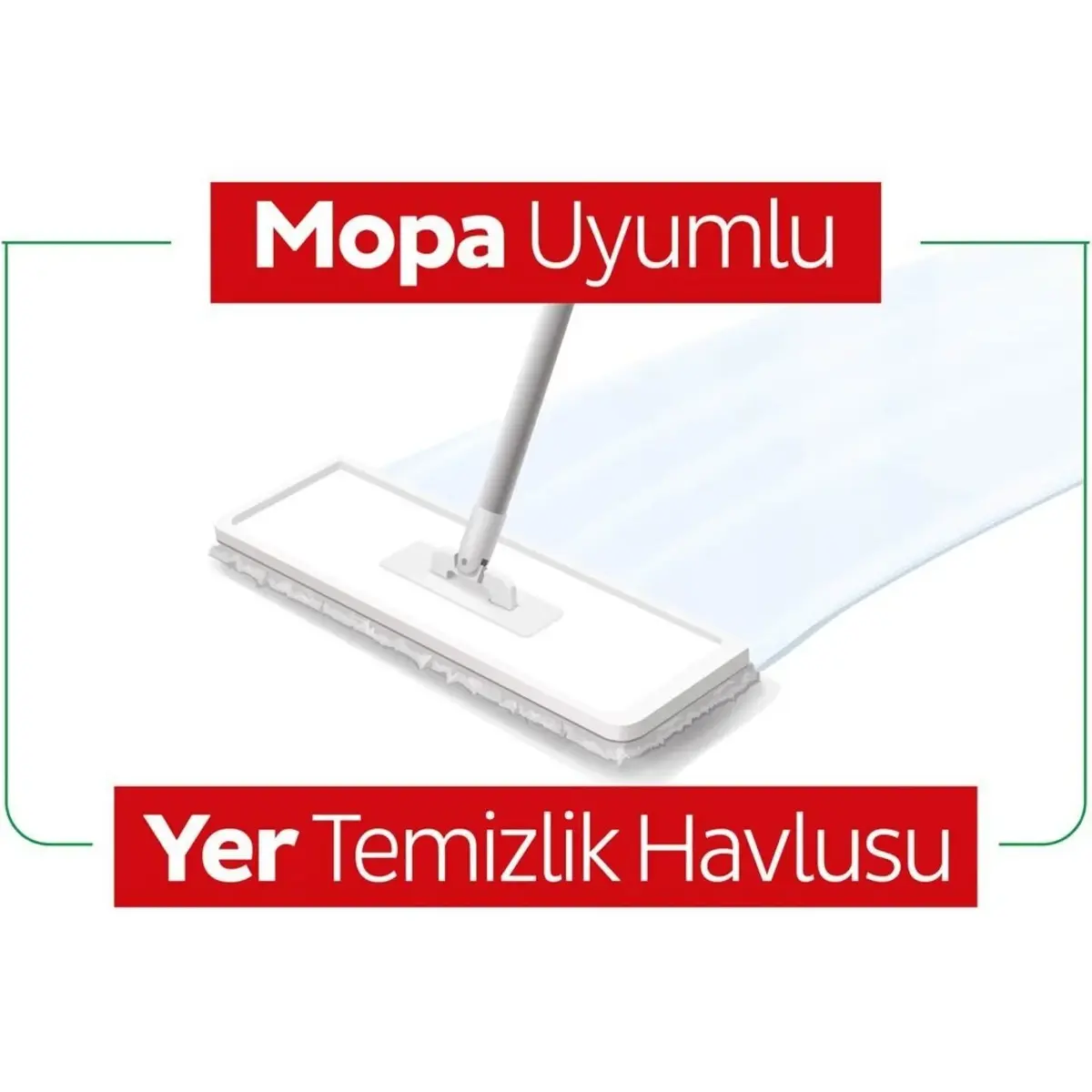Sleepy Yer Temizlik Havlusu Beyaz Sabun Katkılı Mop Uyumlu 50li