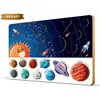 Art Puzzle Gezegenler Ahşap Frame Puzzle