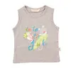 Mini Damla T-Shirt Kolsuz Jungle Gri Melanj