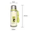 SHOTAY PREMIUM ÇELİK TERMOS MATARA 750 ML. BEYAZ