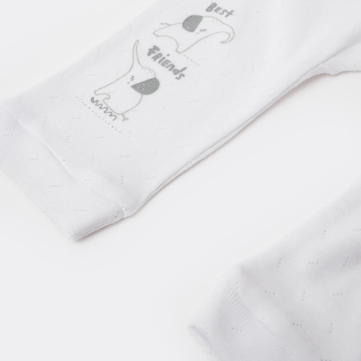 Bibaby Pantolon Patiksiz Best Friends Beyaz