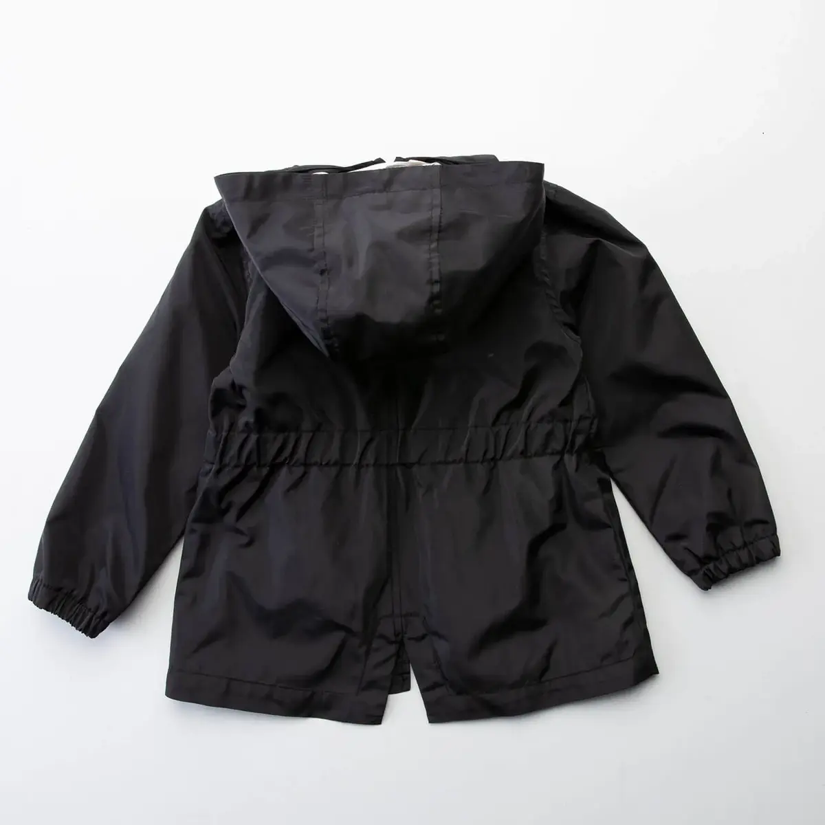 Midimod Yağmurluk Ponponlu Siyah