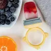 OiOi Püre Meyve Ve Sebze Alıştırıcı ,OiOi Puzzle Vakumlu Mama Tabağı  Mellow Yellow - Powder Grey