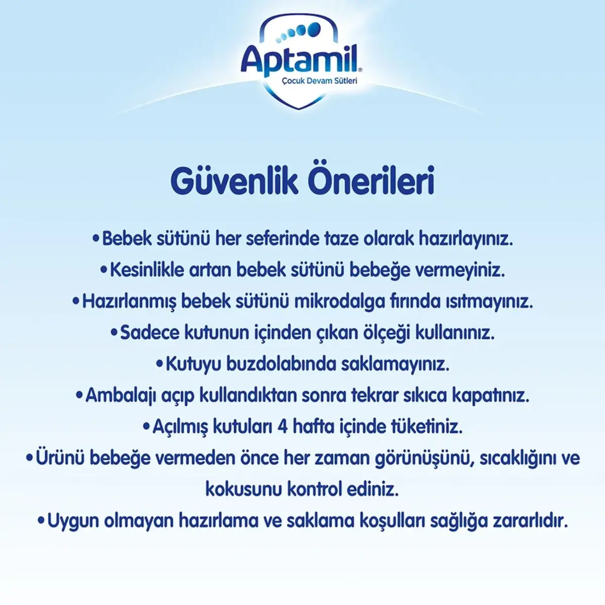 Aptamil 1 Devam Sütü 1200 Gr