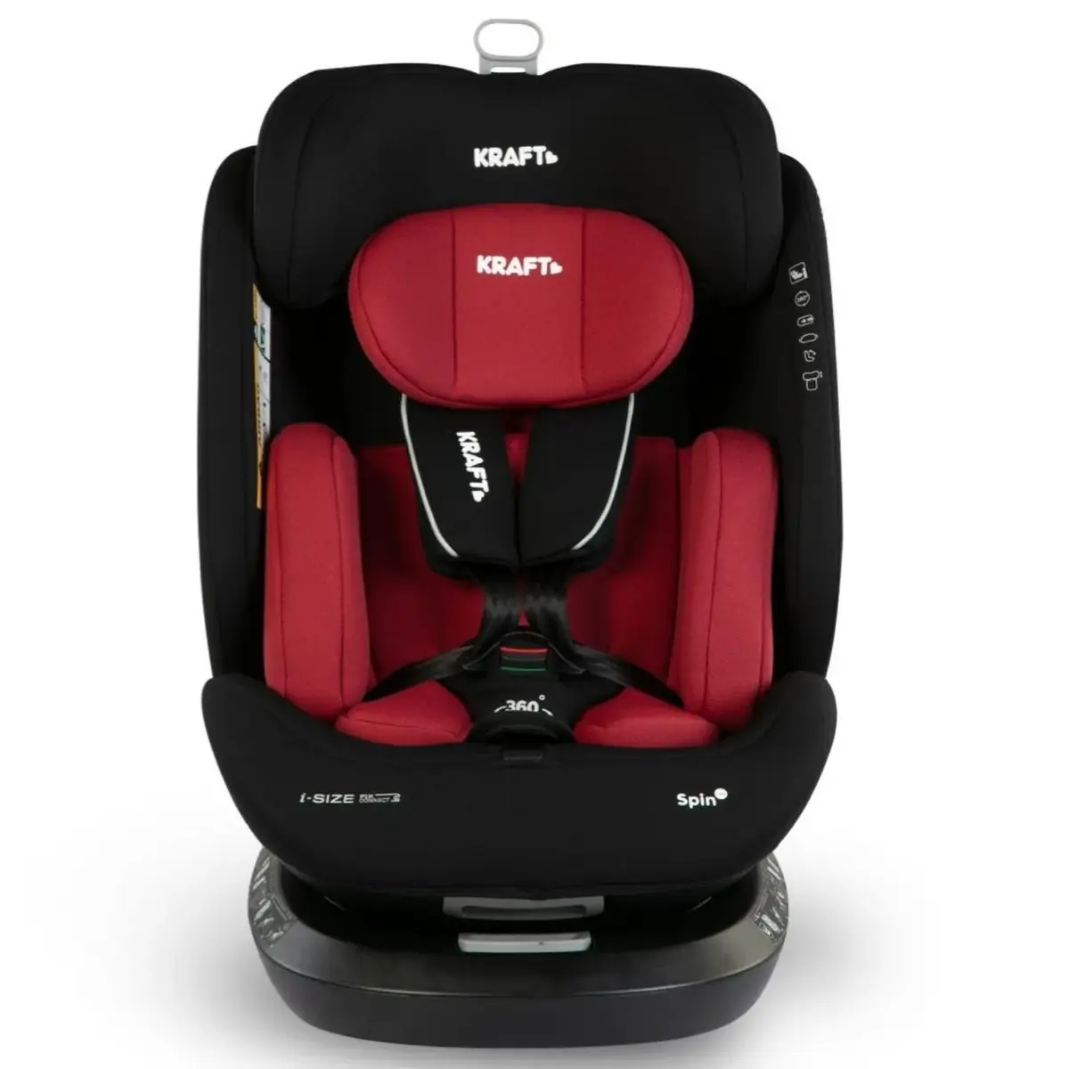 Kraft Spin I-Size Oto Koltuğu 0-36 Kg Red