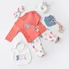 Bibaby Organik Hastane Çıkışı 5li Wild Flowers Coral
