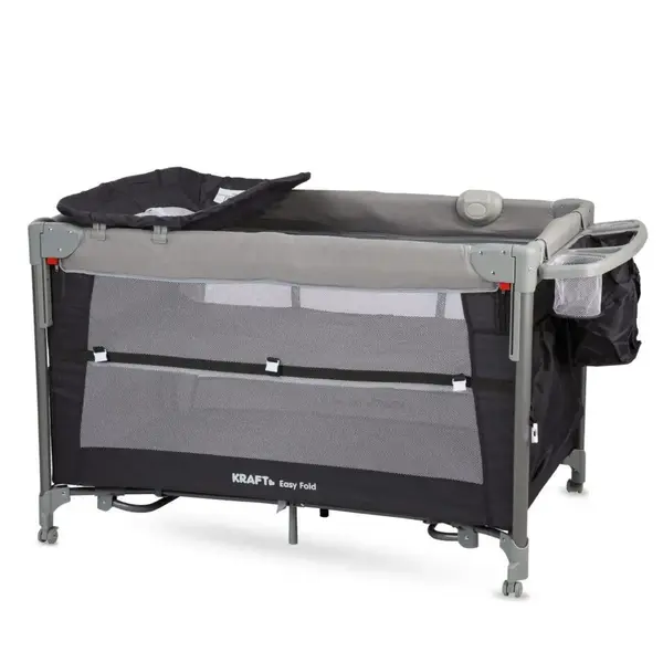 Kraft Easy Fold Anne Yanı Oyun Parkı 70x110 cm Light Grey