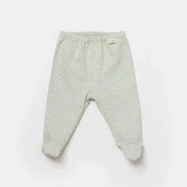 Bibaby Organik Pantolon Patikli Koala Jungle Mint