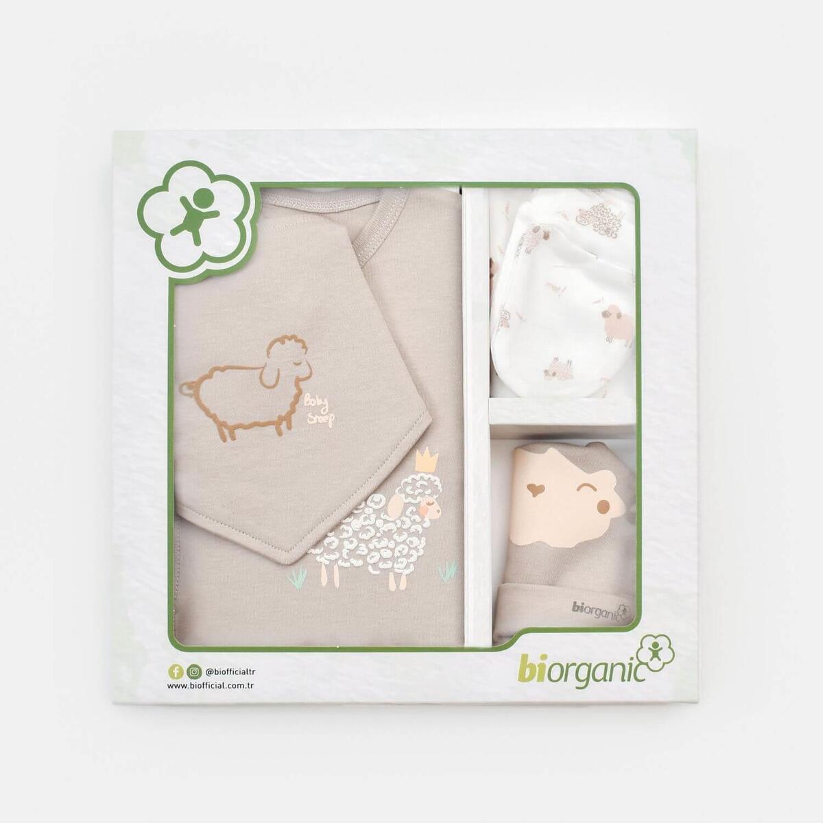 Bibaby Organik Havlu Curly Sheep Bej