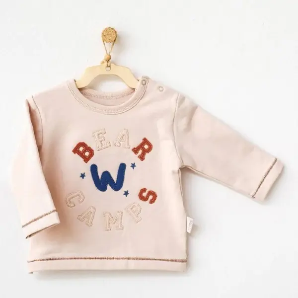 Andy Wawa Sweatshirt Bear Camp Bej