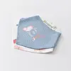 Bibaby Organik Fular Önlük 2li Wild Flowers Spring Blue
