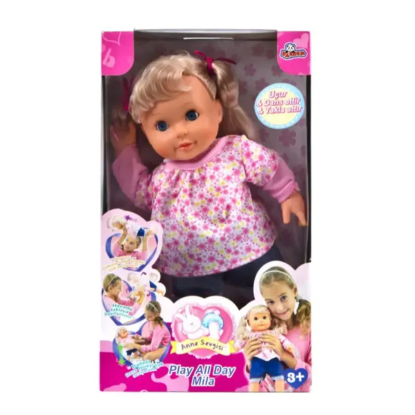 Vardem Takla Atan Mila Bebek 35cm