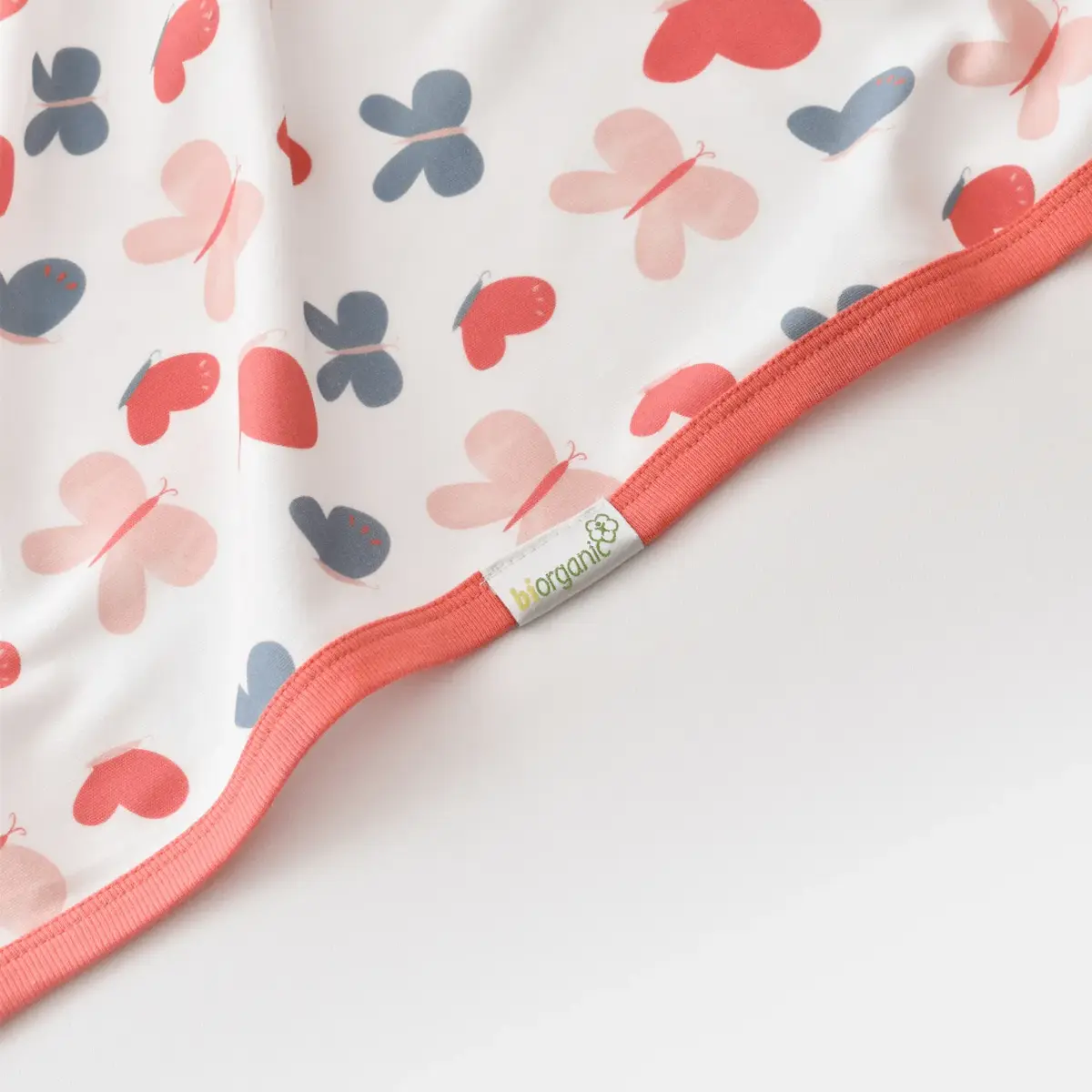 Bibaby Organk Zıbın Takımı Battaniyeli Tüllü Wild Flowers Coral
