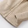 Bibaby Hırka Cepli Welsoft Triko Bej